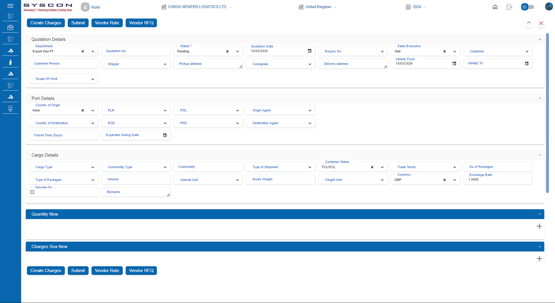 Logistics Software Solution screenshot
